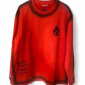 Tenaciti Red "Embrace Resilience" Graphic Long Sleeve Shirt – Size XL